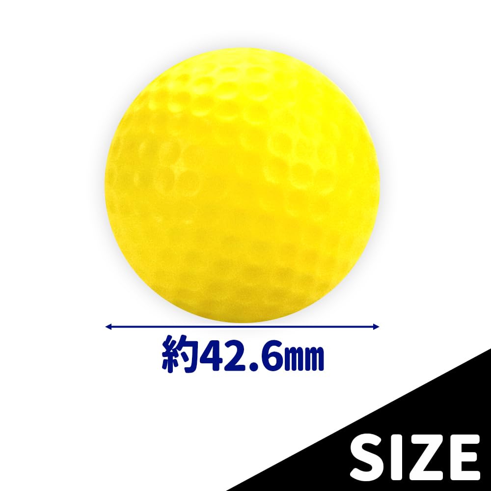 Manekinext Impact Golf Balls for Indoor Heavy Short Large Pack of 12 Practice, Weight, Game, High-Profile, Beginner, Capacity,