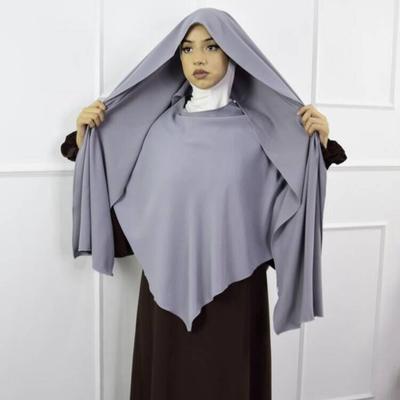 Women Fashion Islamic Head Scarf  Muslim Hijab Solid Color Hijab Shawl  Women Jersey Turbans Turban Instant Wrap
