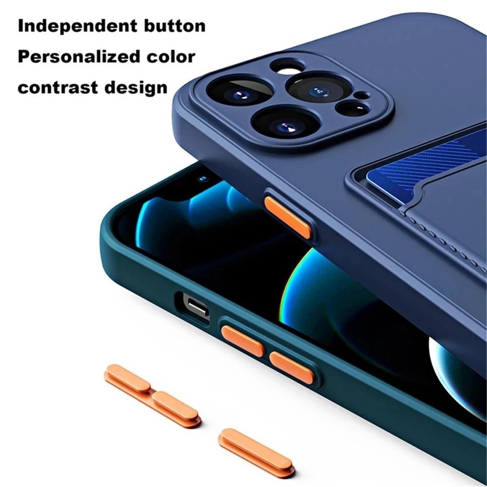 Housse Sacoche Porte-Cartes Antichoc Pour IPhone 16 15 13 12 11 Pro Max Mini X XS Max XR 16 Plus Coque Pour IPhone 16 Pro Max