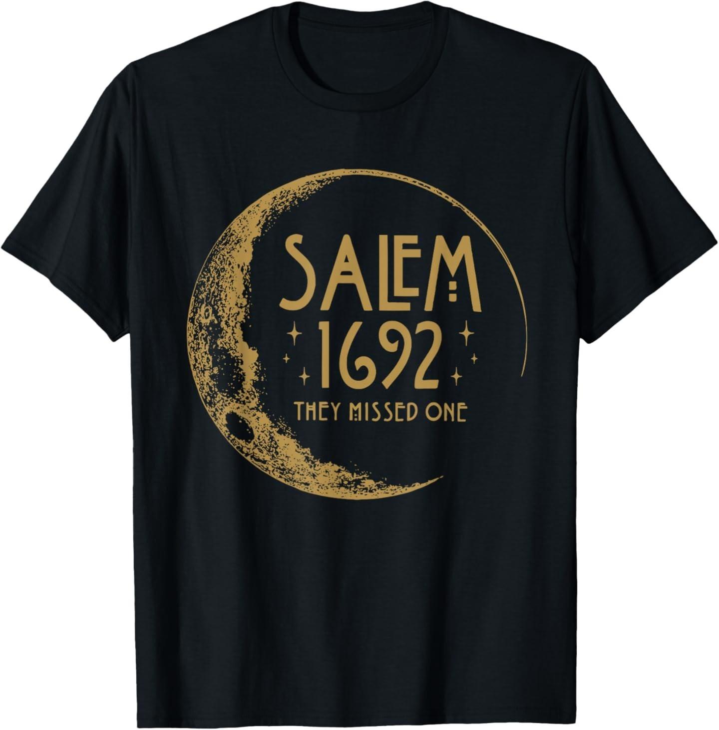 1692 They Missed One Shirt Men Women Halloween Shirt Witch T-Shirt XXXXL