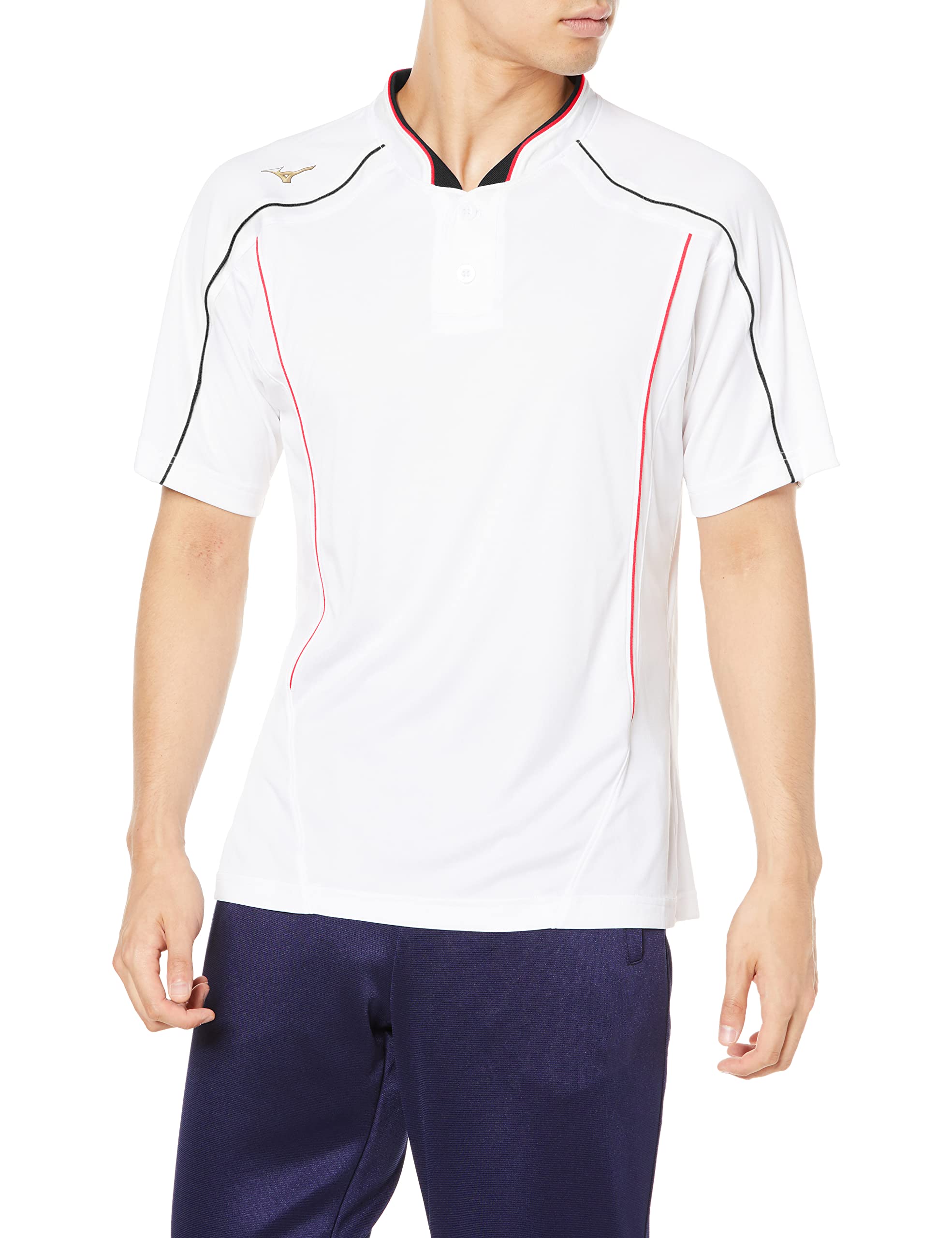 

Mizuno Бейсбольная графика 12JA1Q92 Белая х Черная футболка A-XO