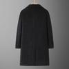 Men's Wool Double-Faced Mid-Length Trench Coat - 2025 Autumn/Winter Collection