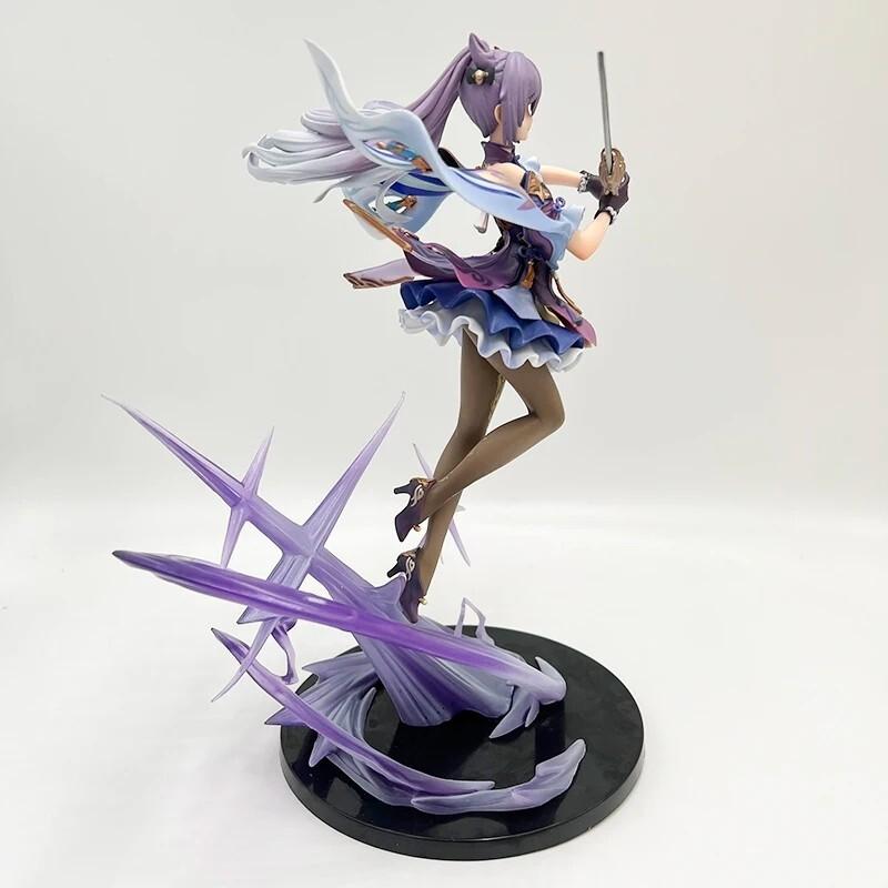 Genshin Impact Keqing Anime Figur PVC Sammlerstück Modell Puppe Spielzeug 11.8';'