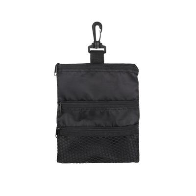 Portable Golf Ball Accessories Multi Pocket Black Zipper Handbag Bag