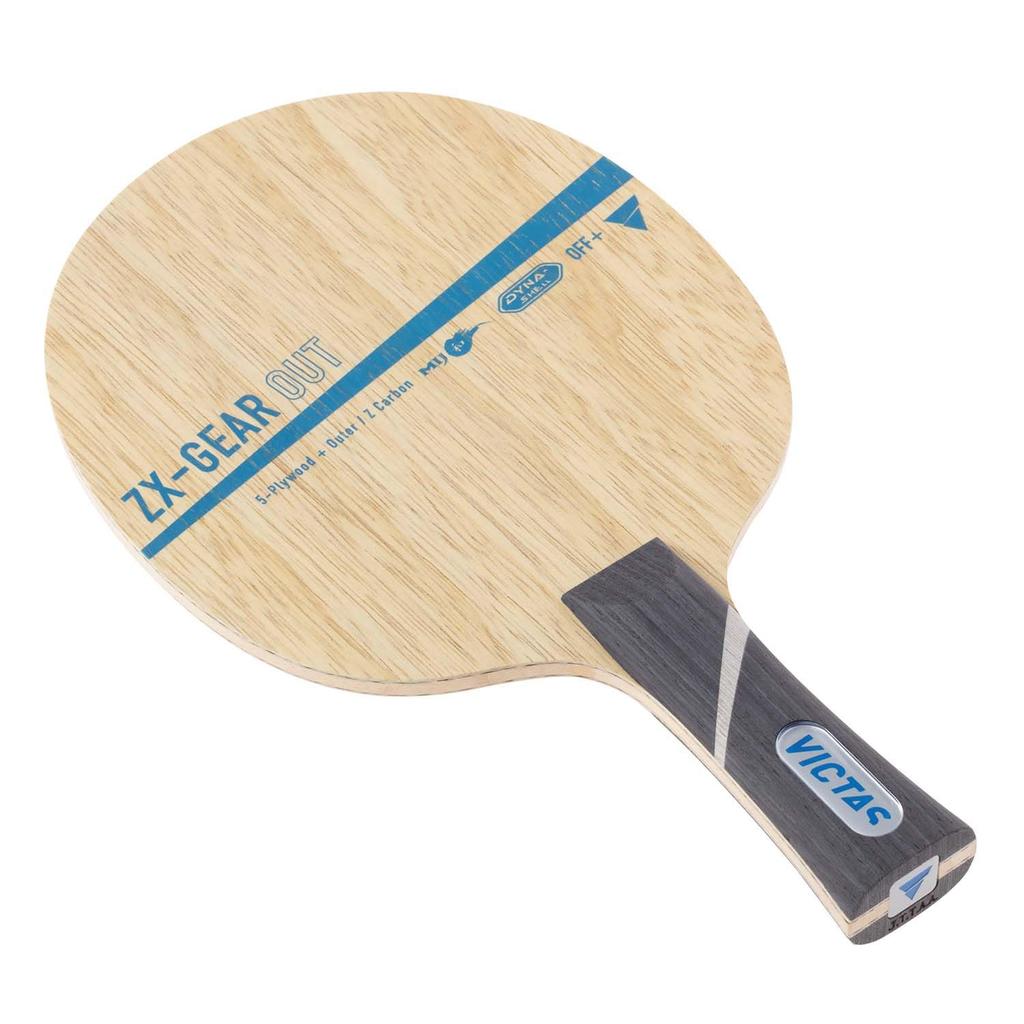 VICTAS ZX-GEAR OUT Table Tennis Racket, Shakehand, Offensive, Special Material, Flare, 028904