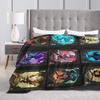 To Be Hero X Blanket  Super Soft Graphic Plush Throw Blanket For Students Outdoor Flannel Bedspread Bed Cover