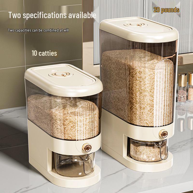 Large Capacity Sealed Rice Container: Insect-Proof, Moisture-Proof, Food-Grade Storage Bucket