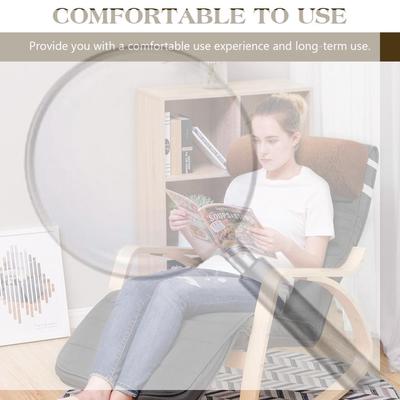 4inches Ergonomic Footrest Pillow with Elastic Strap Leg Rest Bolster with Sherpa Cover Half Moon Bolster for Bed Chair Sofa