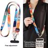 Universal Adjustable Mobile Phone Lanyard Crossbody Neck Strap Hanging Cord Anti Loss Rope With Gasket For All Phone Case Key