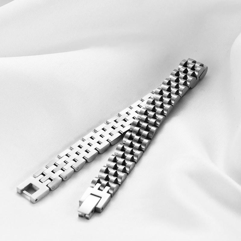 Stainless Steel Adjustable Bracelet 10mm Mens Fashion Geometric Design Wristband Daily Wear Outdoor Activities