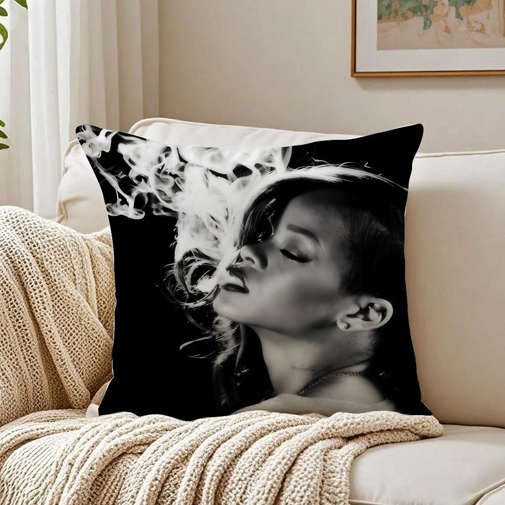 singer fashionable RRihanna Cushion Cover Pillowcase Antidustmite living Room Sofa Decor Cushion Room