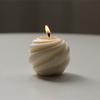 3D Spiral Spherical Silicone Candle Mold Hand Rotating Ball Crafts Gypsum Resin Casting Mold DIY Chocolate Ice Cake Baking Tools