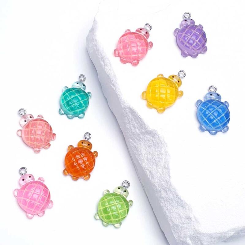 

Acrylic translucent turtle keychain pendant accessory accessories Purple