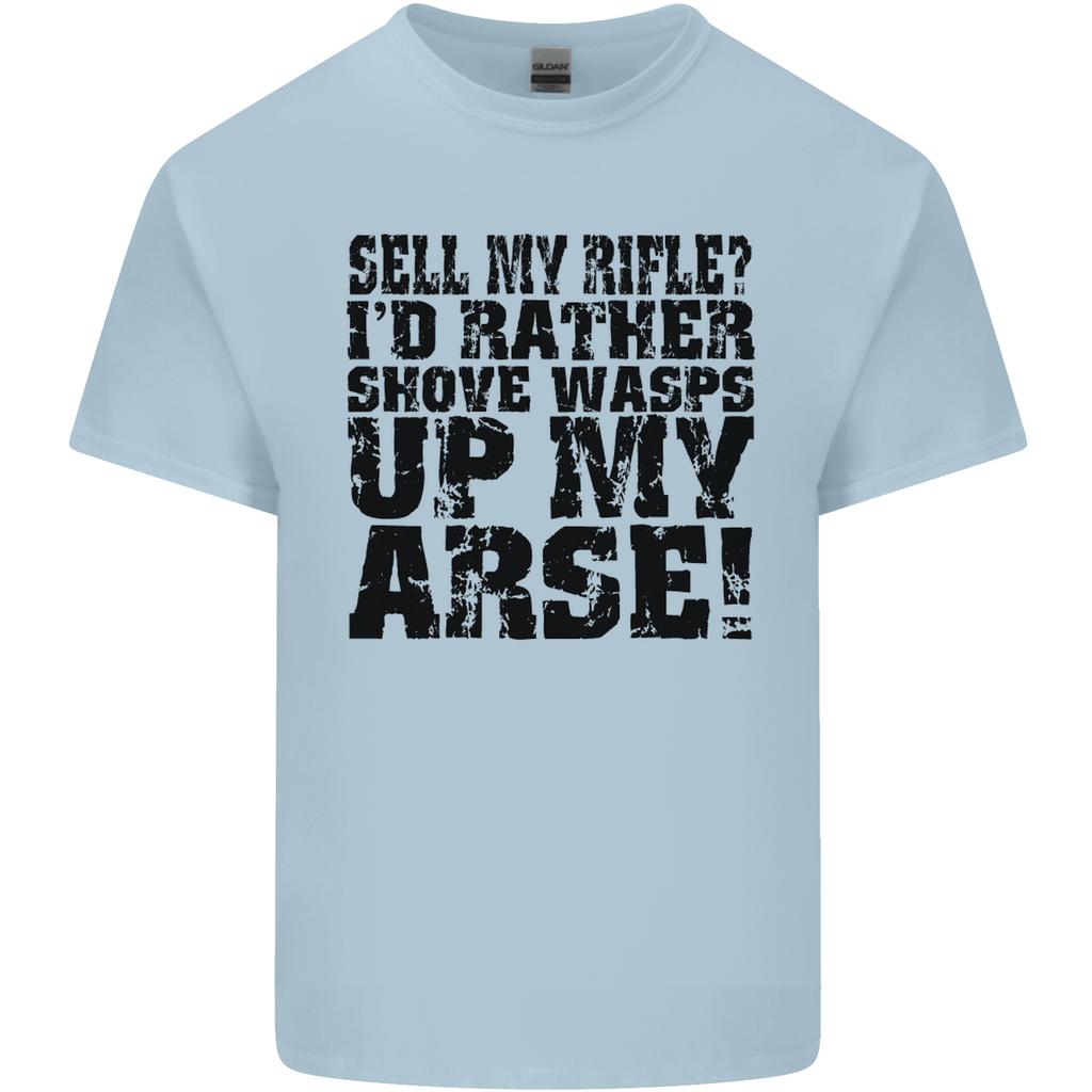 Sell My Rifle Soldier Farmer Farming Range Unisexs Light Cotton TShirt