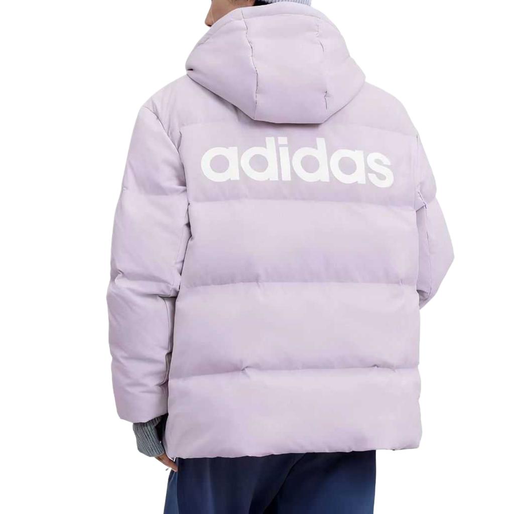 Adidas Comfortable Solid Color Hooded Windproof Waterproof Warm Down Jacket Unisex Jacket KS6485