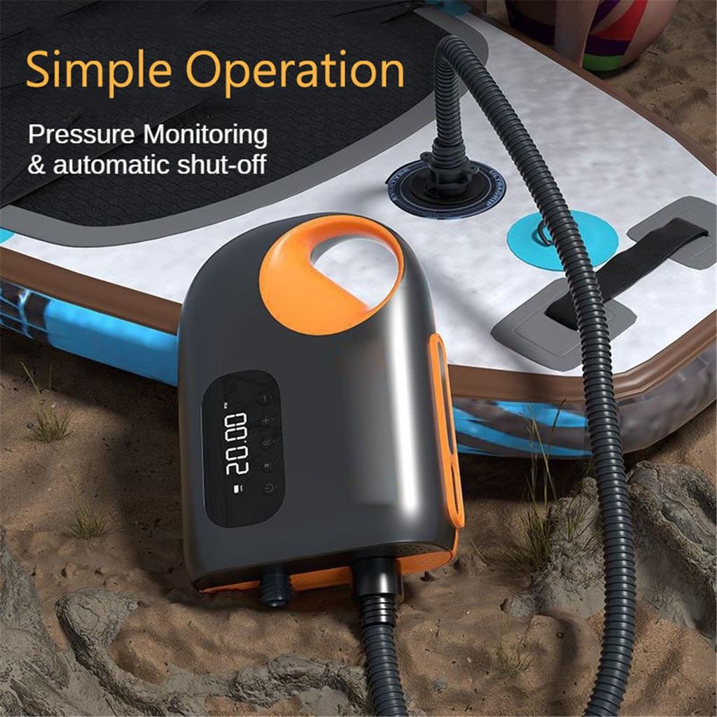 20PSI DC Aufblasbare Elektrische Luftpumpe Hohe Geschwindigkeit Luftkompressor Für Outdoor Surfen Stand Up Paddle Board Luftmatratze SUP Boot Kajak