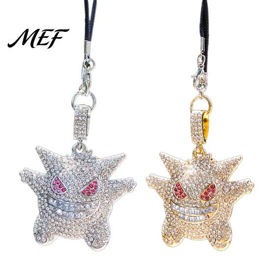 Cute Cartoon Auto Accessories Bling Car Accessories, Rhinestone Devil Rear View Mirror Playful Hanging Accessory Charm, Halloween Interior Pendant for
