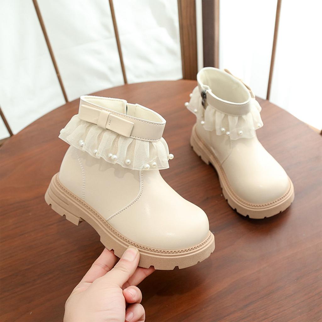 Girls Big Kid Princess Boots for Spring and Fall - Comfortable Casual Boots