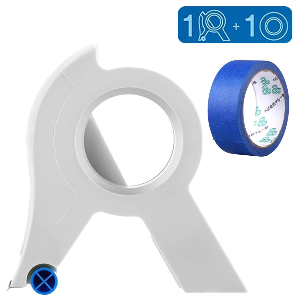 New Painter Masking Tape Applicator Dispenser Machine Adhesive Tape with Tape Cutting Tool for Repair and Beautify Crack in Tile