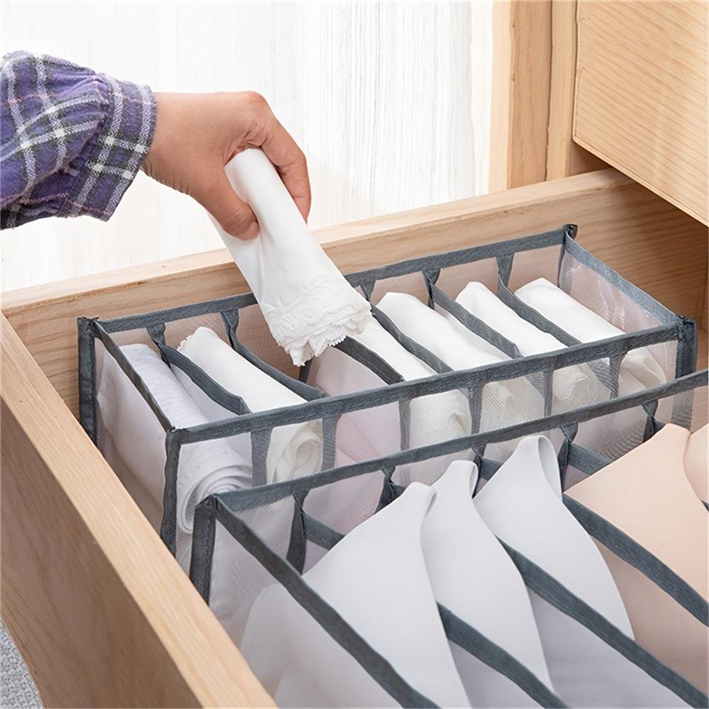 3pcs/set Sock Underwear Organizer Divider, Collapsible Closet Organizer for Storing Socks, Underwear