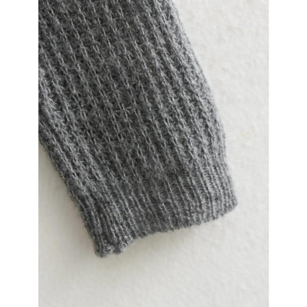 Autumn Women Fashion Pullovers Trend Knitting Butterfly Collar Slim Sweaters Woman England Style Female Sweater Top