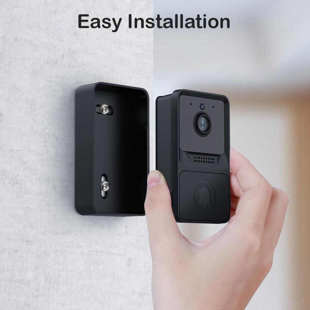 Smart Low-Power Wireless Doorbell with Mobile Remote Control and Visual Monitoring