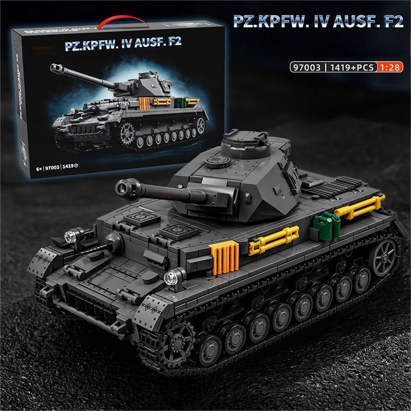 

Конструктор MOC Тяжелый танк Тигр - Модель немецкого танка времен Второй мировой войны с фигурками, Военная коллекция, Подарок для взрослых и подростков + NO BOX