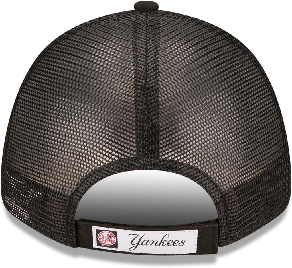 NEW ERA Mesh Cap MLB 9FORTY Trucker Adjustable Hat NY black white