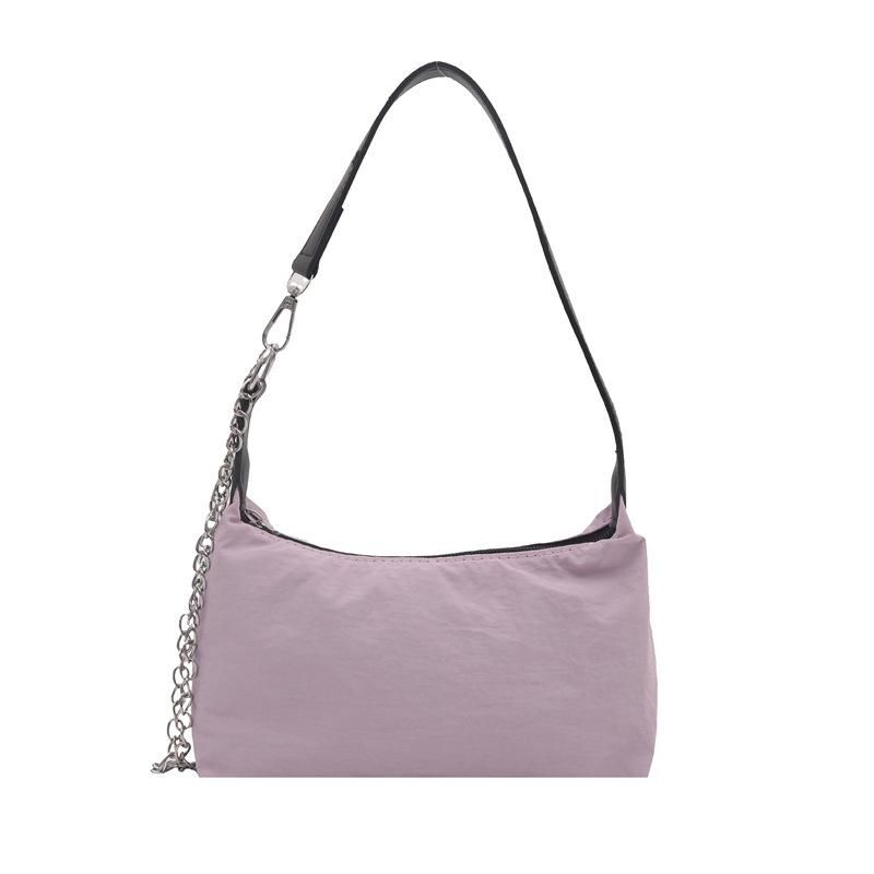 

High-end foreign style small bag women s 2025 new fashion and versatile crossbody bag autumn niche one-shoulder underarm bag фиолетовый