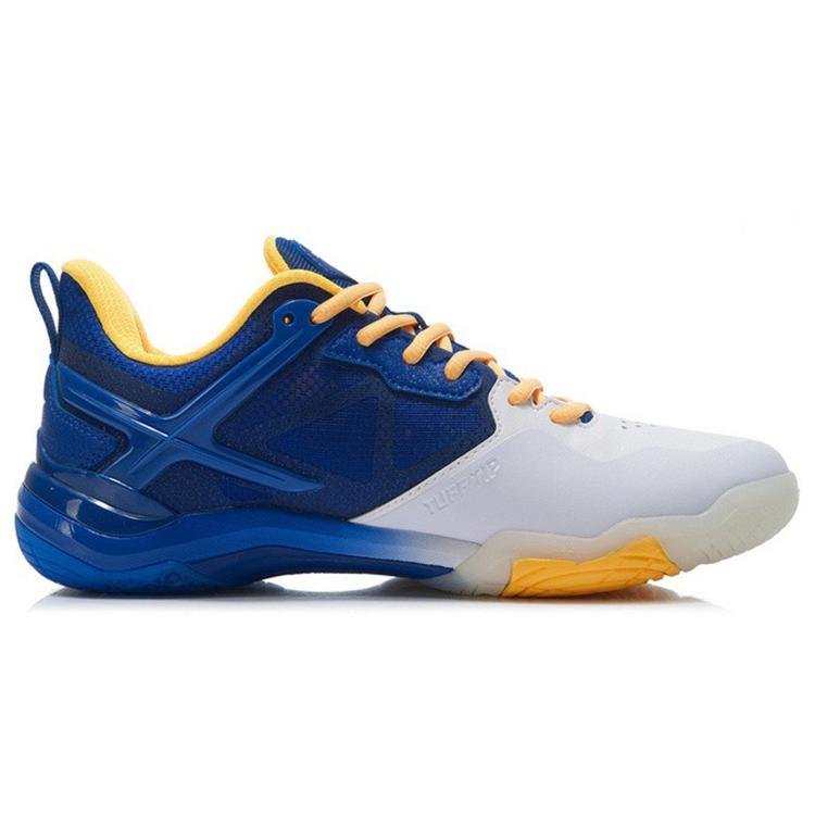 New LiNing Sonic Boom OP Cushioning Anti Slip And Wear Resistant Support Low Top Badminton Shoes Blue AYZQ009-5