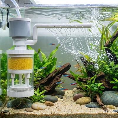Silent Aquarium Filter Pump Energy-Saving Wave-making Fountain Filter  Oxygen Increasing