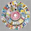 106 Graffiti Cartoon Stickers: Creative Decor for Water Bottles, Phone Cases, and Skateboards