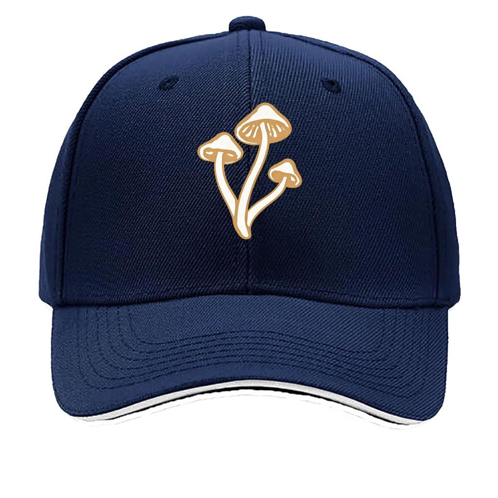Breathable Mushroom Baseball Cap Adjustable Golf Hat for Unisex and Women YK Couple Dad Hats Unisex S Sandwich Baseball Cap