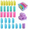 30PCS Toothed Double Layer Curler Set with Buckle, Hairband, Fluffy Shaping Plastic Curler