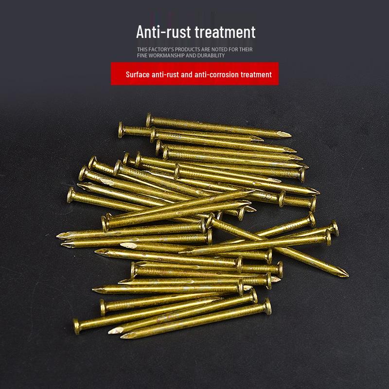 High Hardness Cement & Steel Nails: Durable Wall & Woodworking Nails, Round Nails & Decorative Hooks for Concrete and More