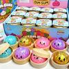 Třpytivý knedlík Squishy s krabičkou Knedlíky Senzorický napařovač Měkká kulička z TPR těsta pro dekompresi Fidget hračka Úleva od stresu Dárek