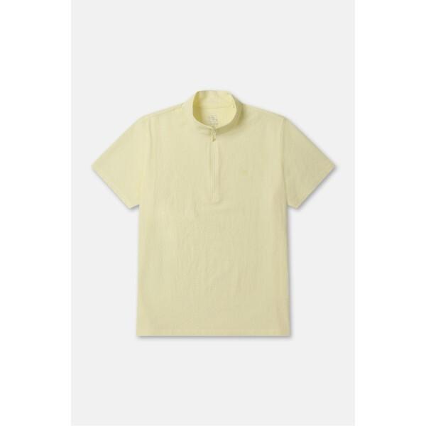 Kolon SporTS Women S ShorT Sleeve Zip Up T ShirT jkTcm25272lye