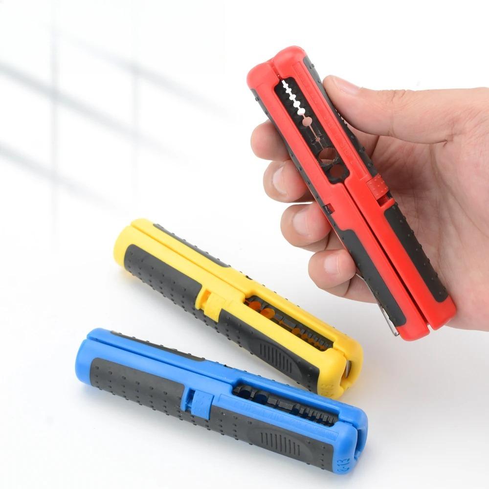 Multifunctional Cable Wire Stripper Cutter Pliers Hand Tool Hardware Tool Portable Anti-skid Handle Strip pen clip
