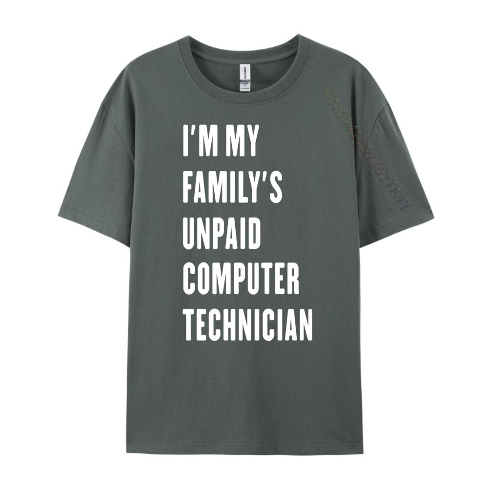 Funny Computer Technician Mens Clothing Winter Oversized T Shirt Men Oversized Character Graphic Tee Original Mens TShirts