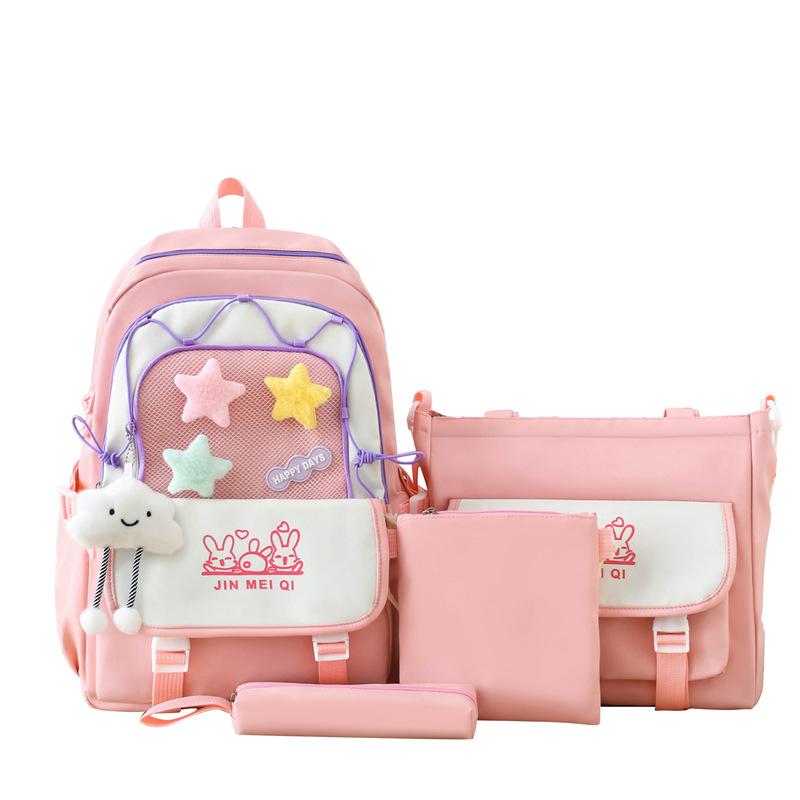 New Schoolbags  Fashionable and Trendy Burden Reduction and Spine Protection Backpack