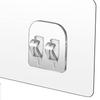 Invisible Adhesive Wall Hooks Heavy Duty Stick On No Residue Removable For Lightweight Storage In Dorm Room Study Area