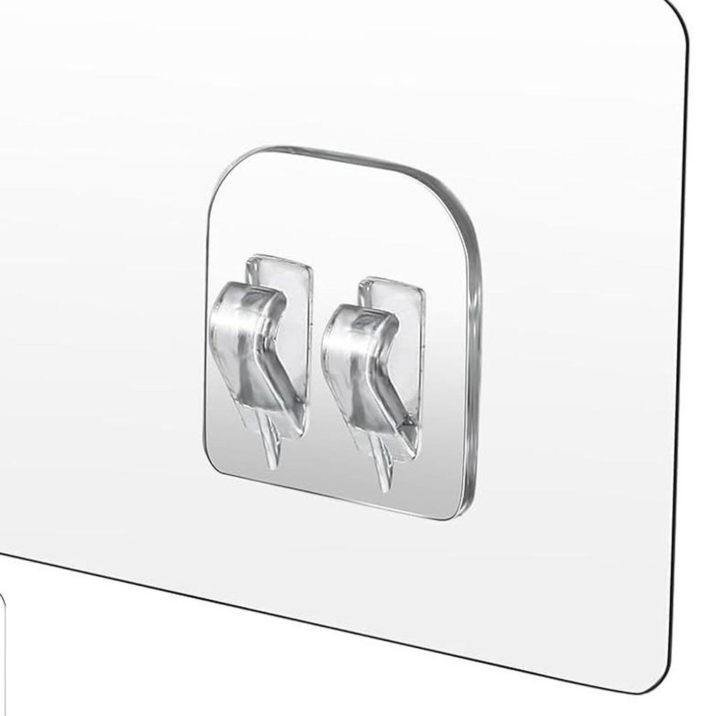 Invisible Adhesive Wall Hooks Heavy Duty Stick On No Residue Removable For Lightweight Storage In Dorm Room Study Area