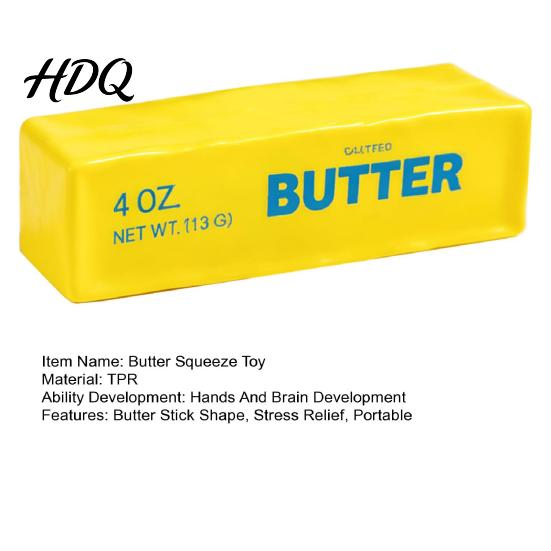 Office Desk Stress Toys Shapeable Butter Stick Squeeze Toy, No Rebound Relief Stretchy Toy Bar Soft Shaped Fidget for Relaxation Tool