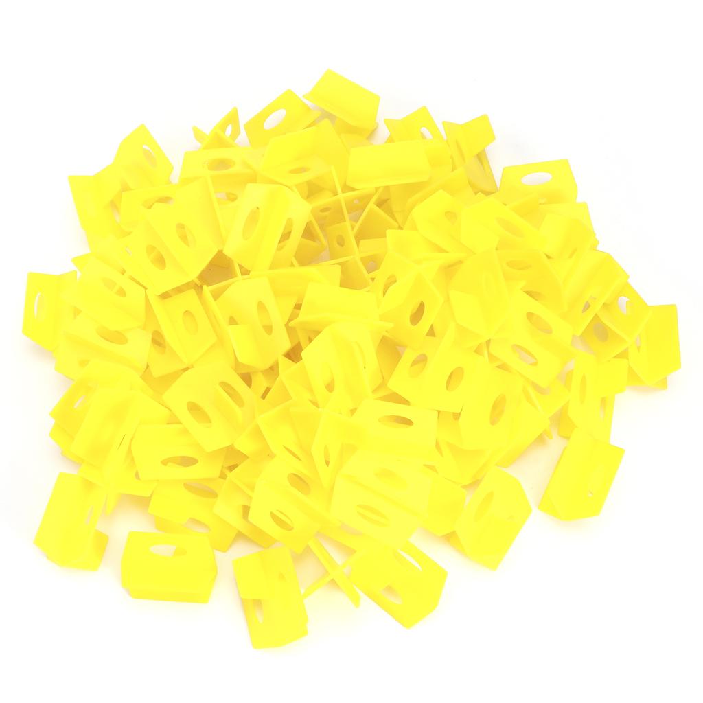 200Pcs DIY Tile Leveling System Kit Floor Wall Ceramic Tile Paving Tools Building Supply Yellow