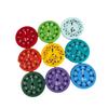 9Pcs Math Facts Fidget Educational Learning Rotary Toy Whirligig for Kids Chat Game Addition