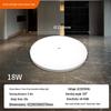 Ultra-thin Radar Induction Ceiling Light: Voice and Motion Activated for Stairwells and Corridors, Waterproof and Dustproof