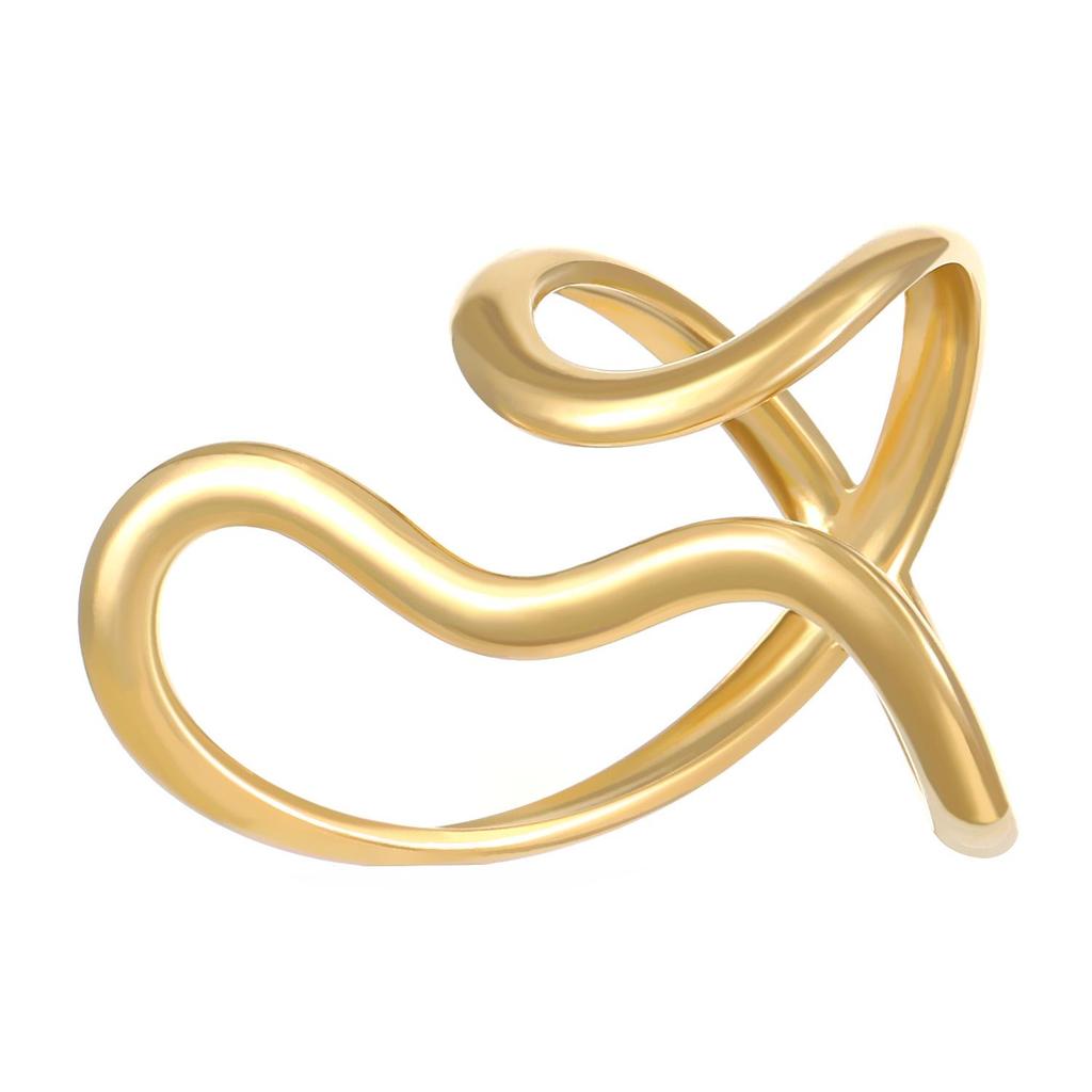 "Stainless Steel Butterfly Open Ring: European & American Light Luxury Style"