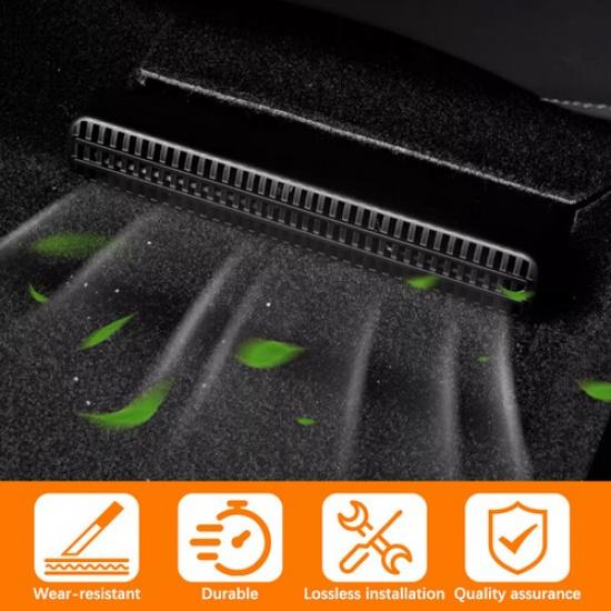 For Honda CR-V CRV 2017-2024 Black Center Air Vent Outlet Cover Trim Car