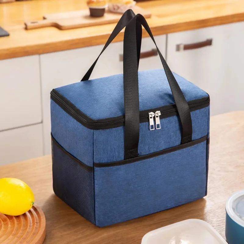 

Fashion Large Capacity Leakproof Lunch Cooler Bags for Women Men Outdoor Travel Picnic Thermal Insulation Bag Box