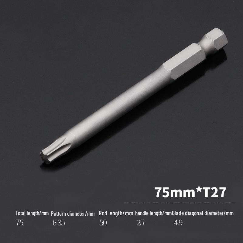 Extended Star Magnetic Screwdriver Bit Set T8/T25/T30/T40 for Electric Screwdrivers and Drills